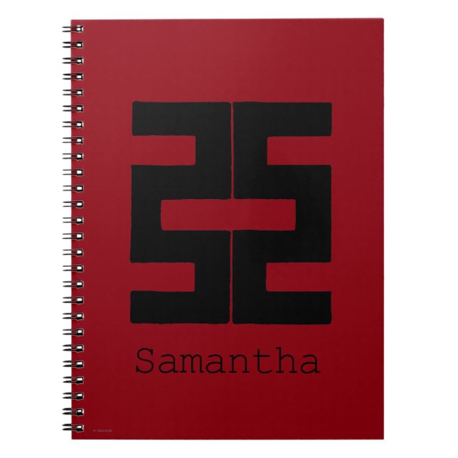 Buddhism: Double Axe Spiral Notebook (Front)