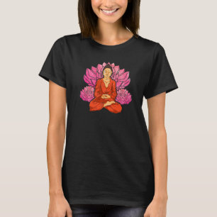 Buddhism Spiritual Mediation Lotus Flower Buddhist T-Shirt