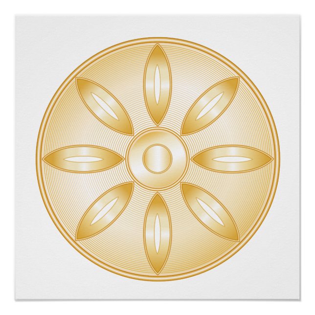 Buddhism Symbol Poster (Front)