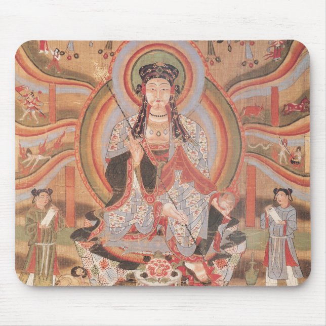 Buddhist banner mouse pad (Front)