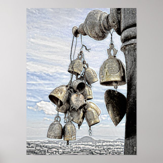 Buddhist bells poster (Front)