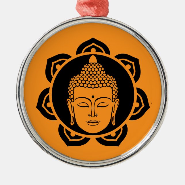 Buddhist Bodhi Day Metal Tree Decoration (Front)