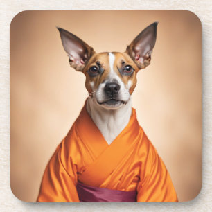 Buddhist Brazilian Terrier Coaster
