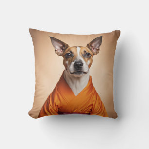 Buddhist Brazilian Terrier Cushion