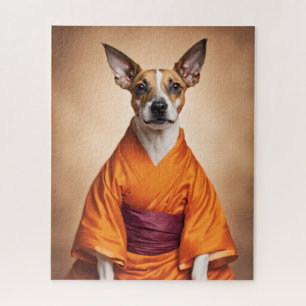 Buddhist Brazilian Terrier Jigsaw Puzzle