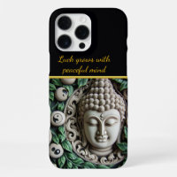Buddhist Carving: Intricate Leaves & Orbs