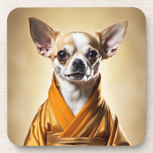 Buddhist Chihuahua Coaster