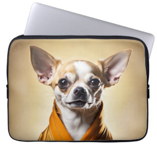 Buddhist Chihuahua Laptop Sleeve