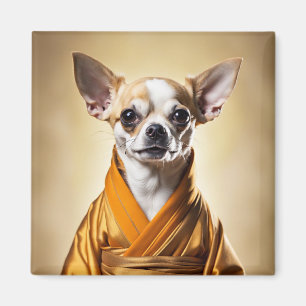 Buddhist Chihuahua Magnet