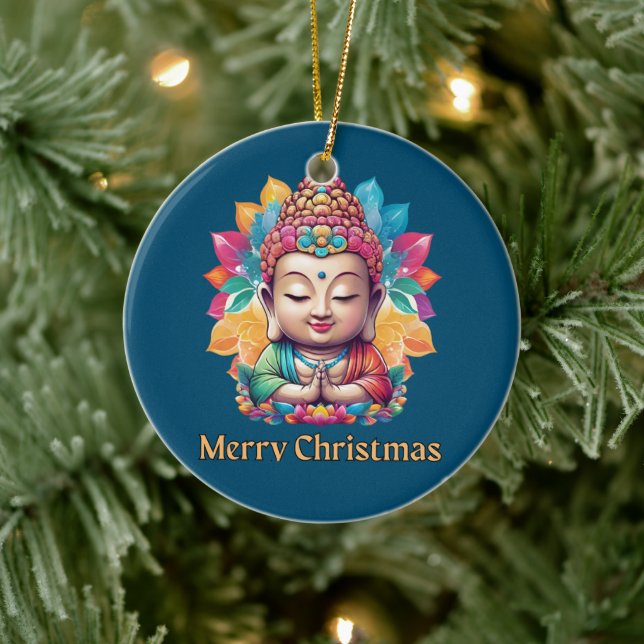 Buddhist Christmas Ceramic Tree Decoration (Tree)
