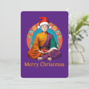 Buddhist Christmas  Holiday Card