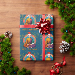 Buddhist Christmas Wrapping Paper