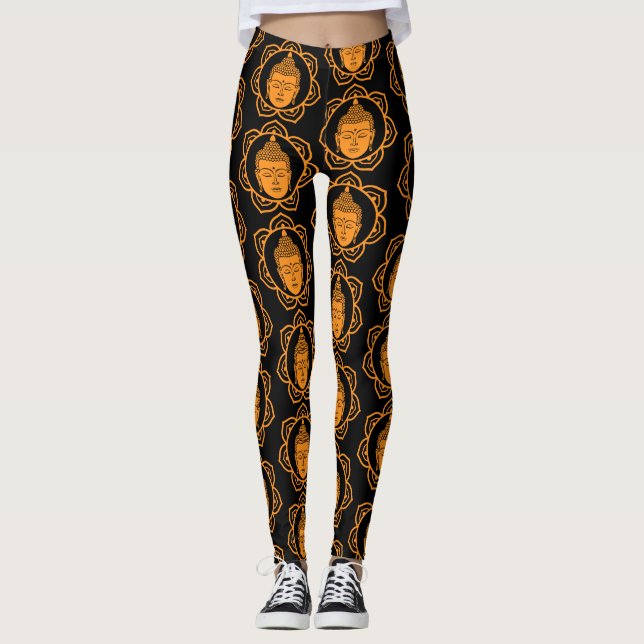 Buddhist Clothing Apparel Leggings (Front)