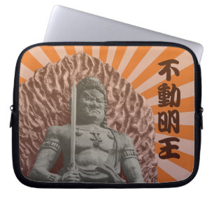 Buddhist Deity Fudo Myo-o Japanese Pop Art Laptop Sleeve