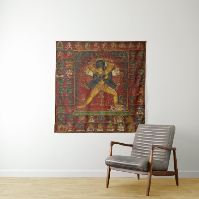 Buddhist Deity Kalachakra Tapestry (In Situ)