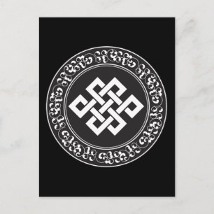 Buddhist Endless Knot Postcard