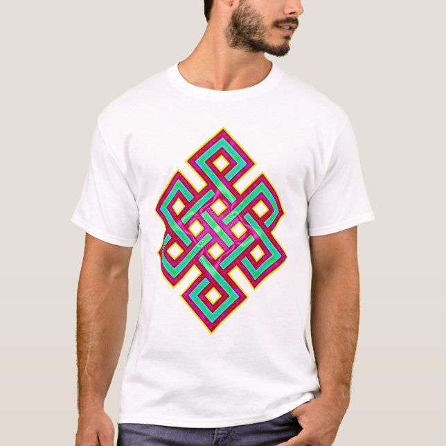 Buddhist Eternal Knot T-Shirt (Front)