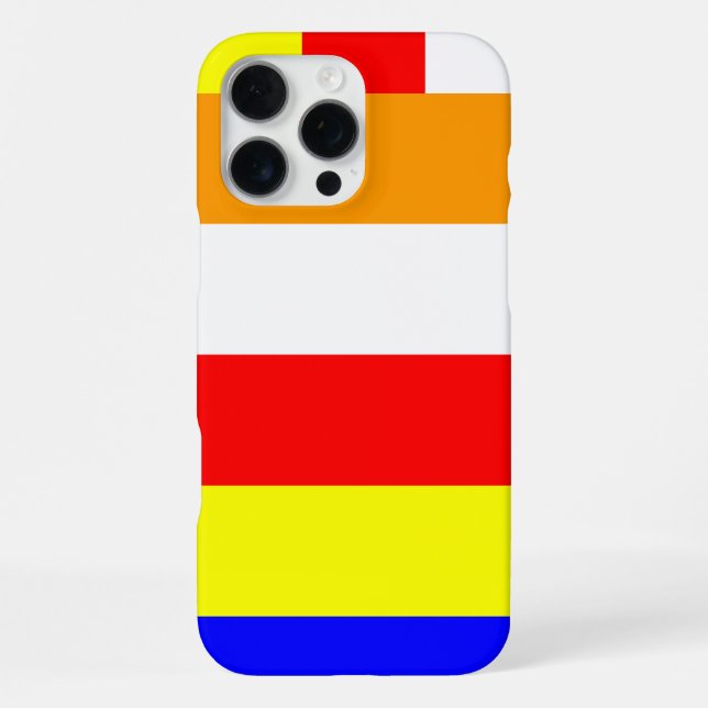 Buddhist Flag iPhone Case (Back)