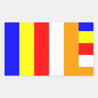 Buddhist Flag Sticker