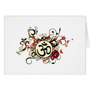 Buddhist Floral Om