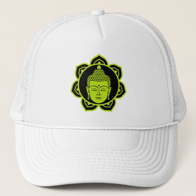 Buddhist Home Decor Trucker Hat (Front)