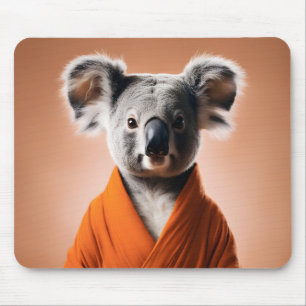 Buddhist Koala Mouse Pad