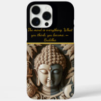 Buddhist Leaf and Orb Carving AI