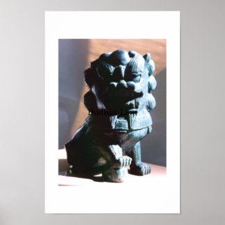 Buddhist Lion Poster