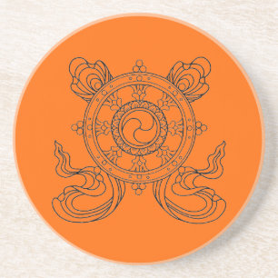 Buddhist Mandala Coaster
