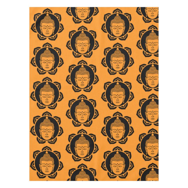 Buddhist Meditation Art Decor Tablecloth (Front)