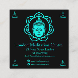 Buddhist Meditation Centre Square Business Card