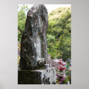 Buddhist Memorial Stone Poster