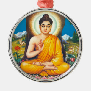 Buddhist Metal Tree Decoration