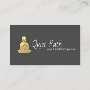 Buddhist Mindfulness Teacher Business Card