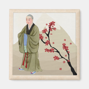 Buddhist Monk Magnet