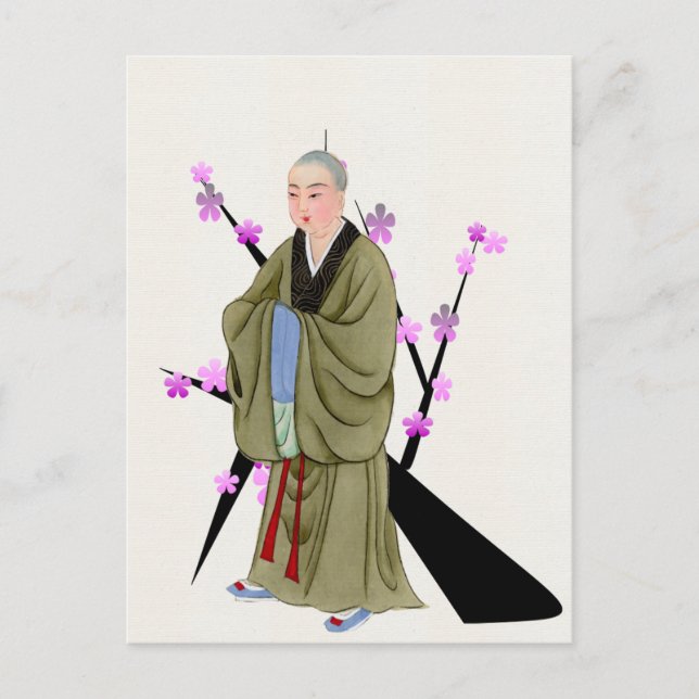 Buddhist Monk Postcard (Front)