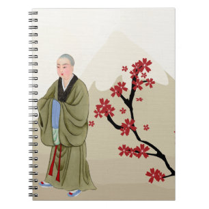 Buddhist Monk Woman's Notebook