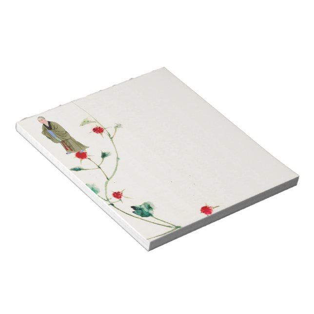 Buddhist Monk Woman's Notepad (Angled)