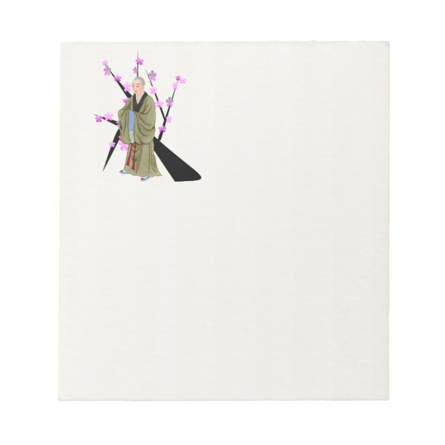 Buddhist Monk Woman's Notepad (Front)