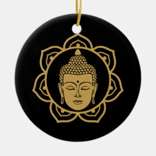 Buddhist Nirvana Day Ceramic Tree Decoration