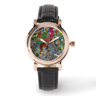 Buddhist Painting on Rocks Watch