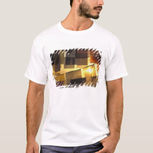 Buddhist prayer flags in the sunset, T-Shirt