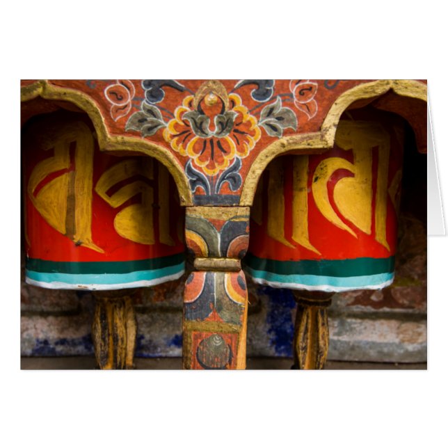Buddhist praying role, bhutan (Front Horizontal)