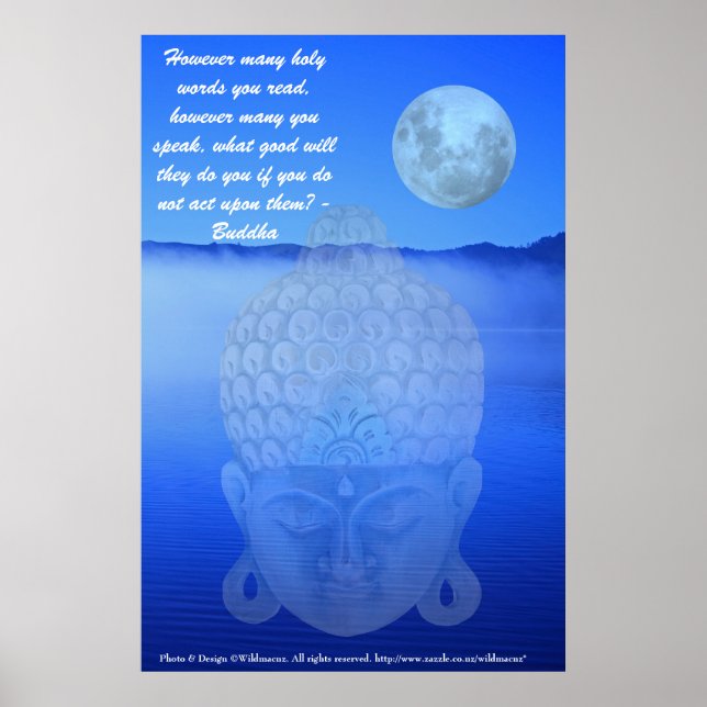 Buddhist quote poster (Front)
