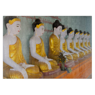 Buddhist statues in Umin Thounzeh Cutting Board