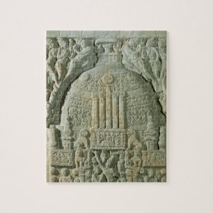 Buddhist stupa, Nagarjunakonda (limestone) Jigsaw Puzzle