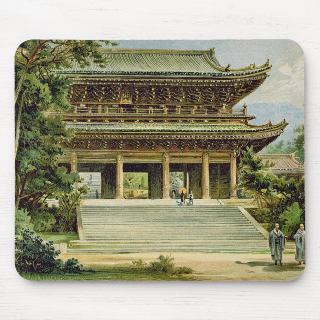 Buddhist temple at Kyoto, Japan Mouse Pad (Front)