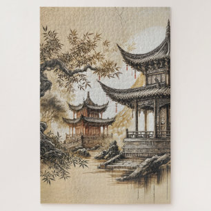 Buddhist Temple Jigsaw Puzzle