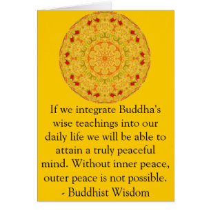 Buddhist Wisdom SAYING -  teaching
