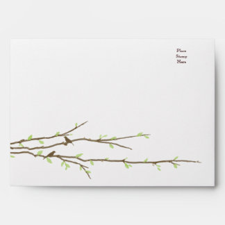 Budding Branches with Birds Envelope